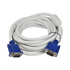 VGA High-Speed Cable 2m Length crystal cable for PC / projector (Male to Male VGA cable White)