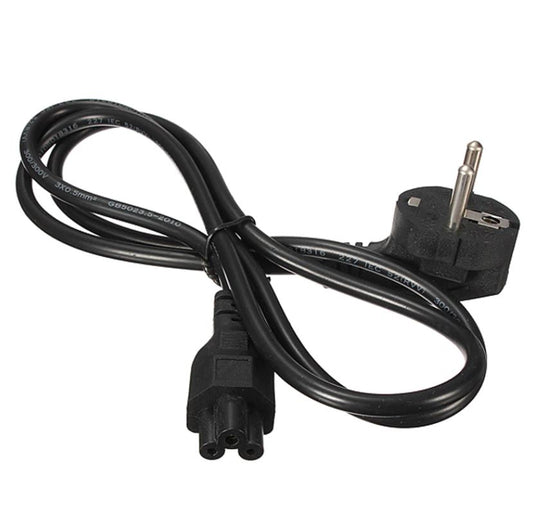 Laptop Charger High-Quality Cable Power Adapter Flower (1.5 Meter 3 Prong Black)