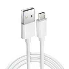 High-Speed Micro USB Cable - White - Imported High Quality Fast Charging Cable For Android Mobile Phones - Best Android Phones Cables, Designed For Smartphones Latest