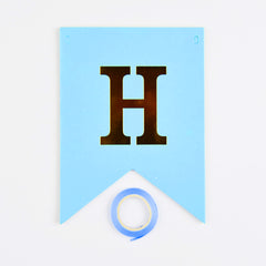 Happy Birthday Banner With Shiny Gold Letters For Birthday Party Boys Girl Baby Shower Decoration Wedding Bunting Garland Banner