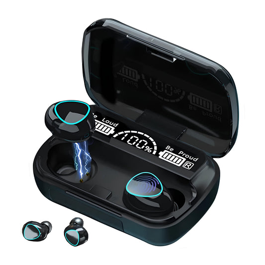 M10 Earbuds Wireless With Power Bank LED Display Bluetooth & Portable Touch Version V5.3
