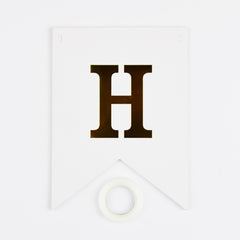 Happy Birthday Banner With Shiny Gold Letters For Birthday Party Boys Girl Baby Shower Decoration Wedding Bunting Garland Banner