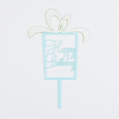 HAPPY BIRTHDAY Acrylic Cake Topper For Birthday Celebration