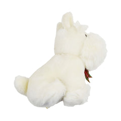White Dog Plush Stuffed Animal Puppy Imported Toy Size Length 8 Width 5 Heigth 10 Inch