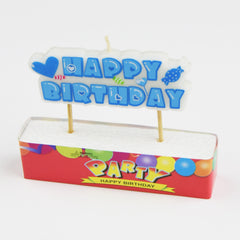 Happy Birthday Candle Cake Topper