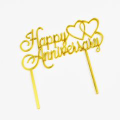 HAPPY BIRTHDAY Acrylic Cake Topper For Birthday Celebration
