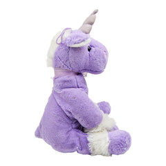 Unicorn Stuffed Animal For Kids Reversible Sequins & Charm Purple