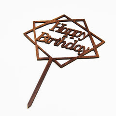 HAPPY BIRTHDAY Acrylic Cake Topper For Celebration