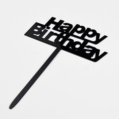 HAPPY BIRTHDAY Acrylic Cake Topper For Celebration