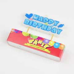 Happy Birthday Candle Cake Topper
