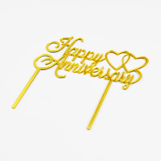 HAPPY BIRTHDAY Acrylic Cake Topper For Birthday Celebration