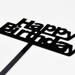 HAPPY BIRTHDAY Acrylic Cake Topper For Celebration