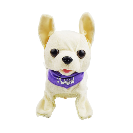 Plush Husky Dog Toy Puppy Interactive With Sound, Walk & Jump For Kids