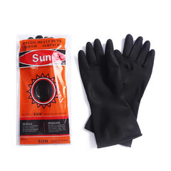 12″ Black Rubber Gloves – Sun Brand – Wintess Commercial