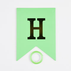 Happy Birthday Banner With Shiny Gold Letters For Birthday Party Boys Girl Baby Shower Decoration Wedding Bunting Garland Banner