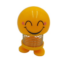 Large Dancing Spring Emoji Bounce Toy for Car Dashboard