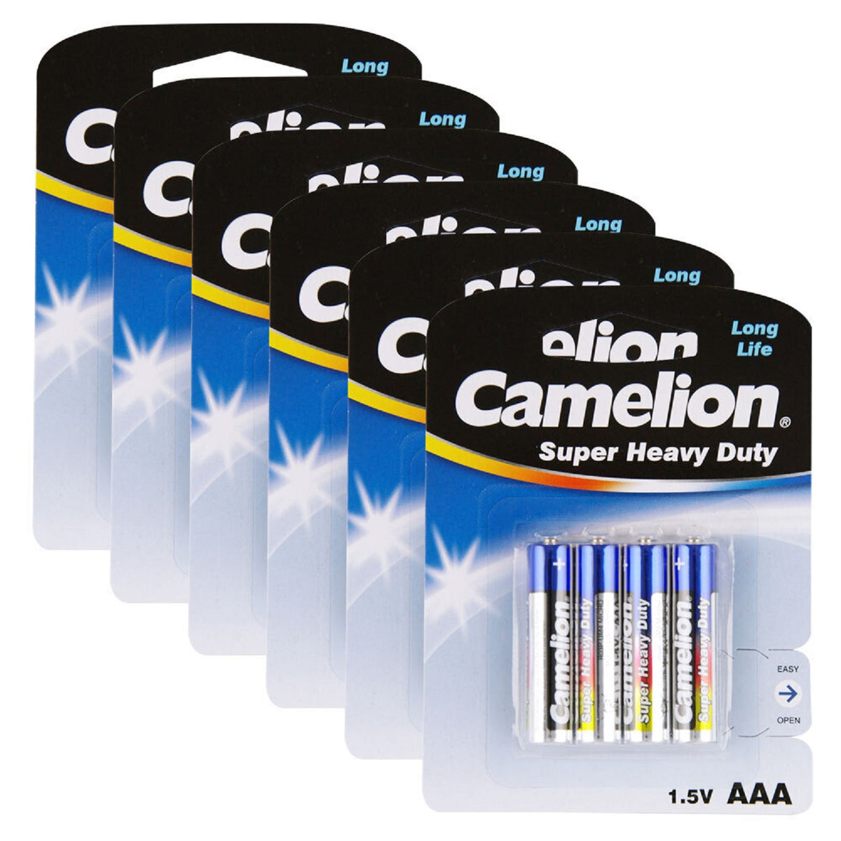 Pack of 4 Camelion Battery Super 1.5V AAA Pencil Cell