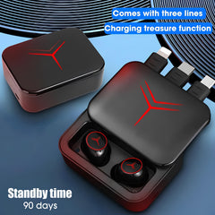 M88 Plus Earbuds Wireless With Power Bank LED Display Bluetooth & Portable Touch Version For Gaming & Music TWS V5.3
