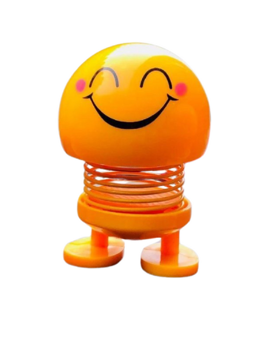 Large Dancing Spring Emoji Bounce Toy for Car Dashboard