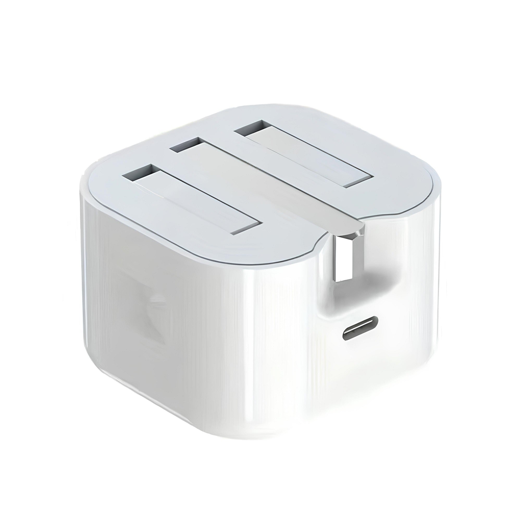 3-pin adapter 20W USB C white fast charger for iPhone