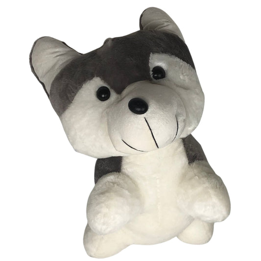 Cute Fur Husky Dog Plushed Soft Toy For Kids