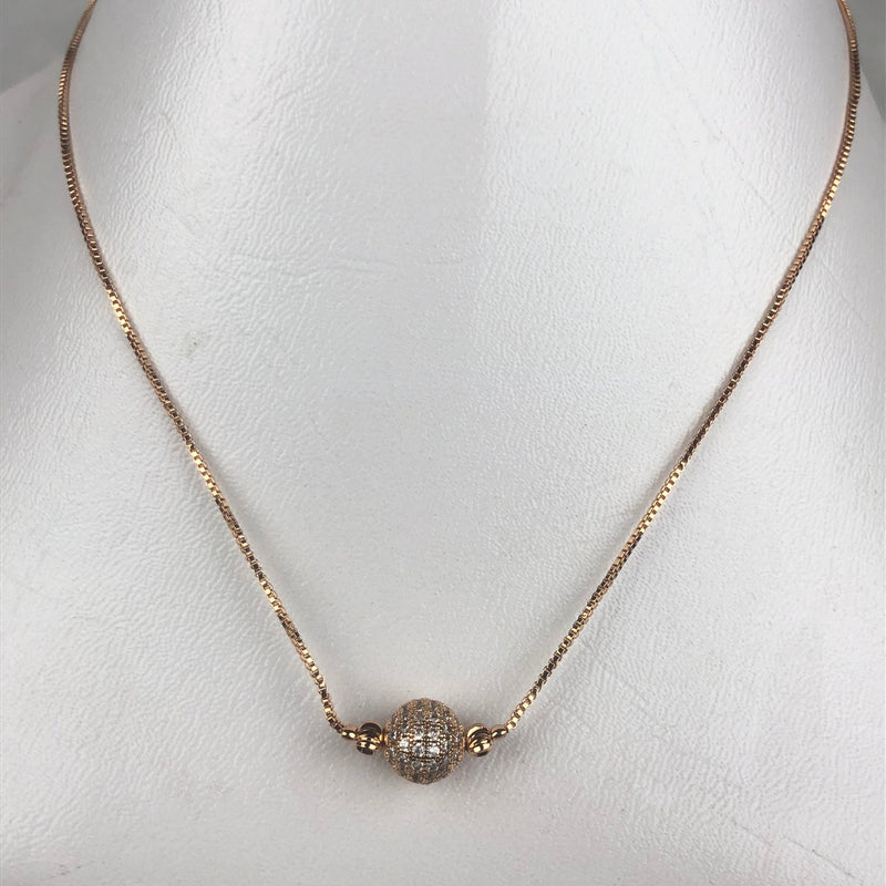 Luxury Single Necklace Jewelry Golden DT2