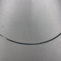 Silver Unisex Simple Design Round Chain Necklace