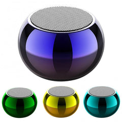 Mini wireless bluetooth speaker, pocket size easy fit loed audio