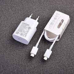 Fast Charger 25W Super Charge Dual 3A Type C Cable For Samsung S20 Ultra NOTE 10 9 PRO S20+ S10 S9 plus
