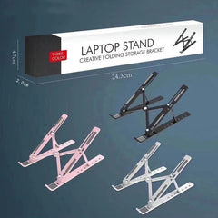 Portable Laptop Stand Adjustable Notebook Stand For Foldable Laptop Holder Base
