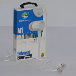 Universal Stereo Handsfree For All Mobile Phones-White-BS-M1